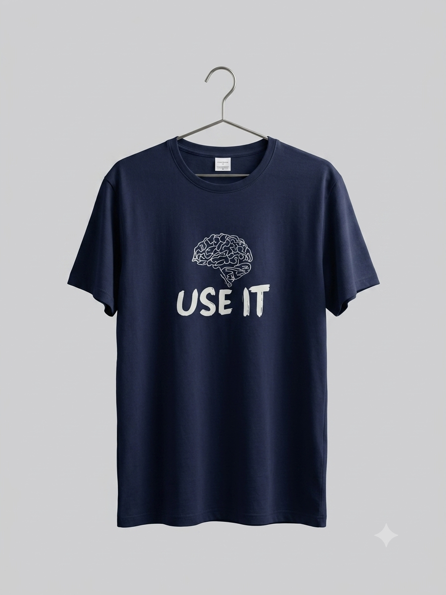 USE IT – Brain Graphic T-Shirt