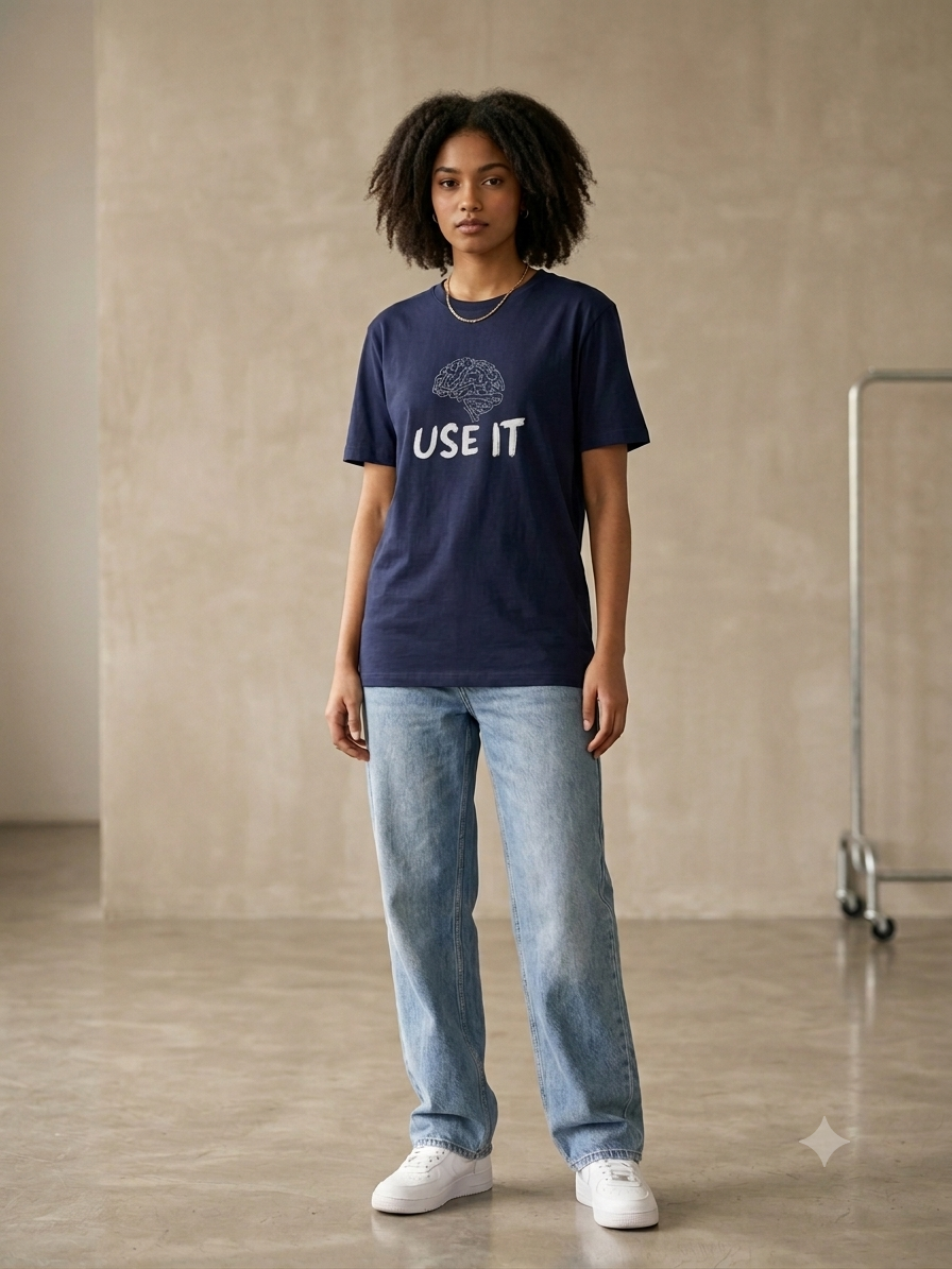 USE IT – Brain Graphic T-Shirt