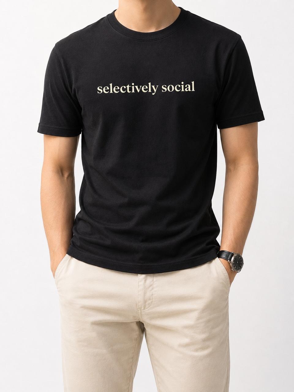 Selectively Social – Introvert Edition Tee
