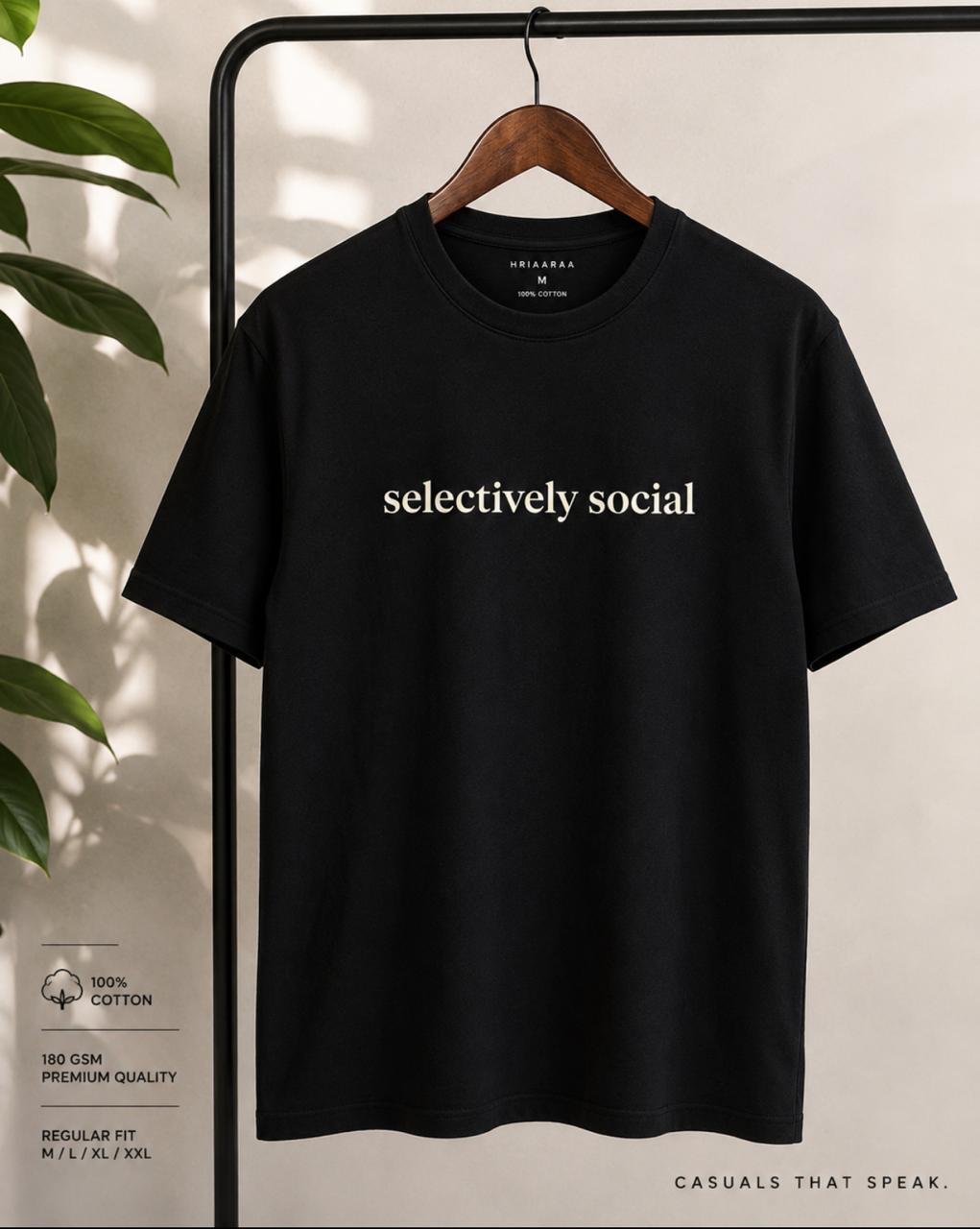 Selectively Social – Introvert Edition Tee